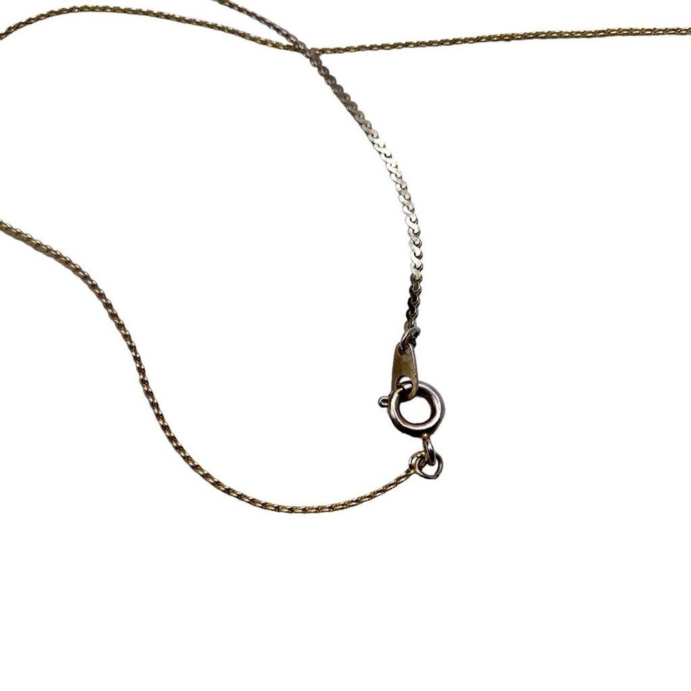 Vintage Necklace Pendant Faux Cameo Silver Tone S Chain Lady Profile Victorian - Picture 8 of 10